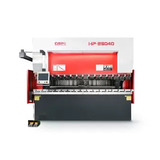 奥斯玛HP-25040液压数控折弯机产品图，配备Laimore/Delem数控系统，具备高精度折弯性能与智能化控制功能，适用于多种钣金加工场景。