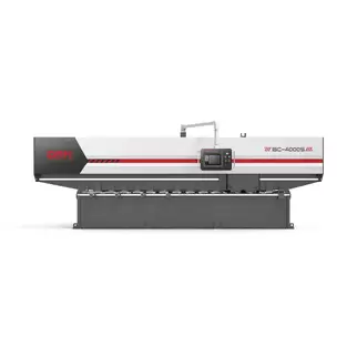 奥斯玛BC-4000S数控刨槽机智能加工实拍，展示工业级钣金开槽设备智能控制系统，高精度CNC技术实现不锈钢/铝板高效开槽，诠释高端装备制造领域自动化精密加工解决方案